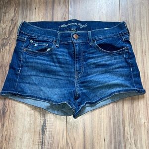 Womens blue jean shorts
